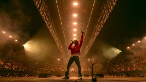 Kendrick Lamar performs during 