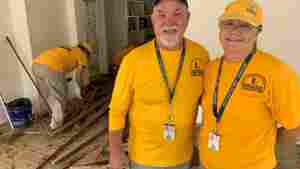 Curt and Ann Neal volunteer with Texans On Mission, a disaster relief organization connected to the Southern Baptist Convention. The couple says they’ve responded to about a dozen disasters this year.