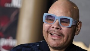 Rapper Fat Joe arrives at the Dolby Theatre in Los Angeles on Feb. 13.