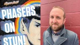 Phasers on Stun! book cover and author Ryan Britt