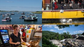 Clockwise from left, a composite of scenes from the Cape, Boston, central and western Massachusetts. 