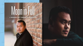 Moon In Full book cover and photo of author Marpheen Chann.