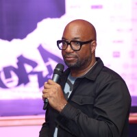Best selling author Kwame Alexander at the South Florida Book Festival