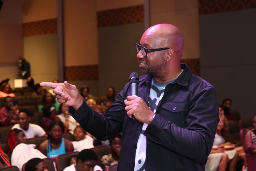 Author Kwame Alexander at the South Florida Book Festival