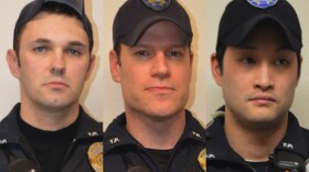 From left to right, Tacoma police officers Christopher Burbank, Matthew Collins and Timothy Rankine will face criminal charges in the March 2020 killing of Manuel Ellis.