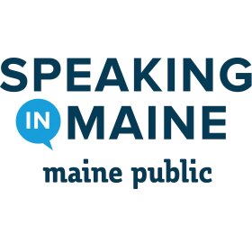 Speaking in Maine logo