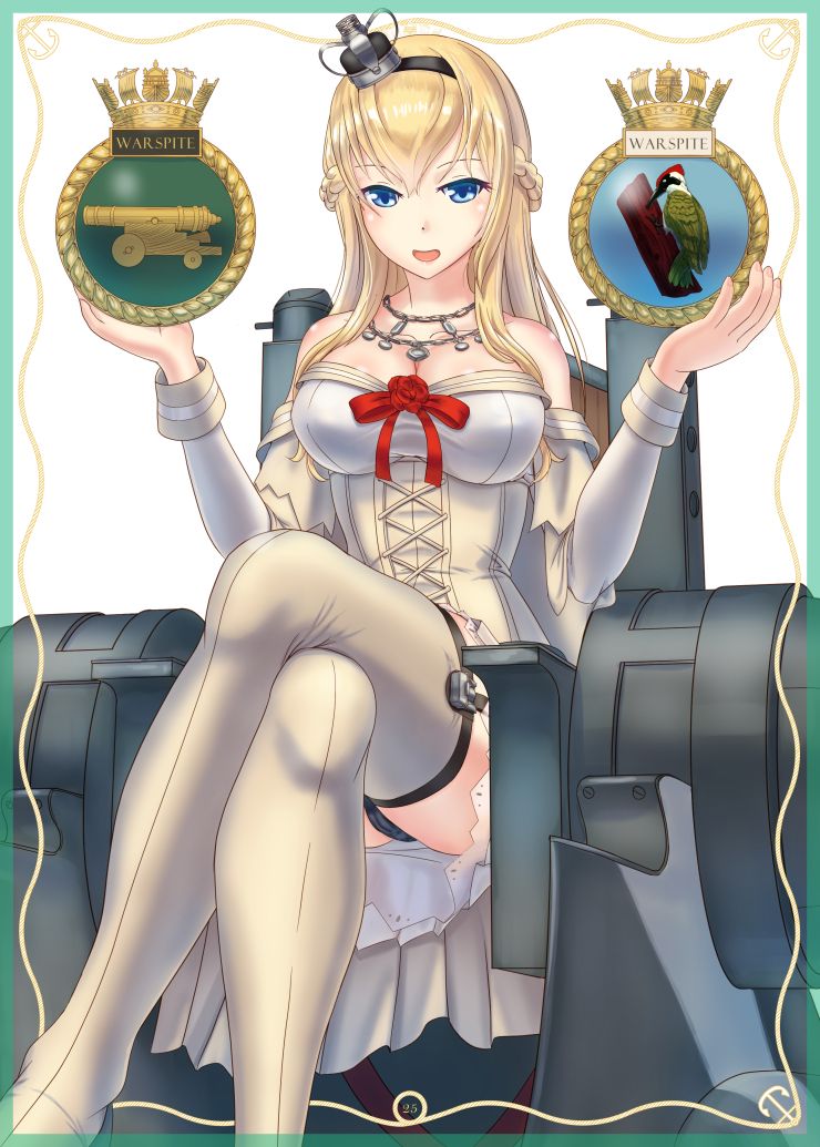 ウォースパイトのオナニー姿を想像するだけでめっちゃ抜けるエロ画像【艦隊これくしょん】