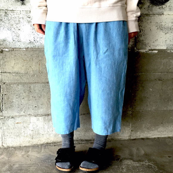 『BOHEMIANS』BIG PANTS INDIGO LINEN_d0000298_14373242.jpg