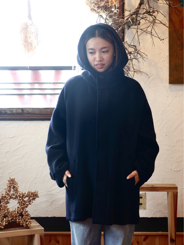 【HTS(harrow town stores) Women】Wool hooded short coat_d0000298_19384388.jpg