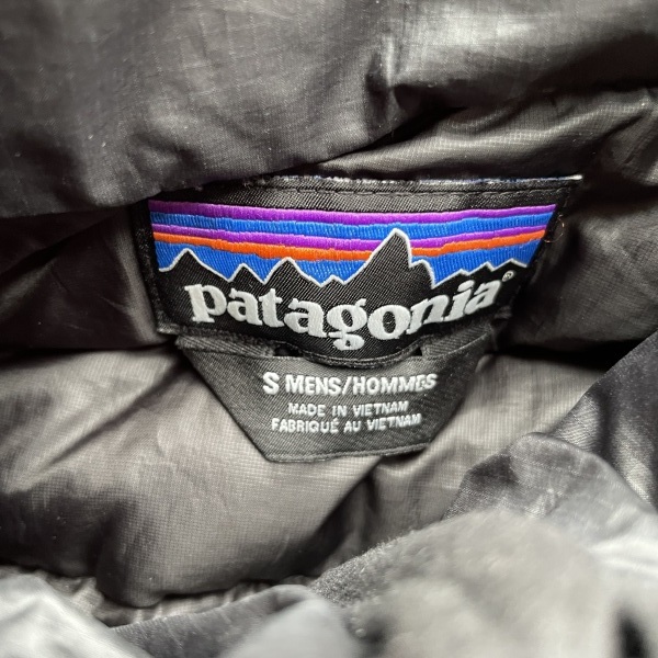 美品 2016年製 patagonia パタゴニア ダウン セーター ベスト 黒 S パッカブル ブラック _e0337274_14373674.jpeg