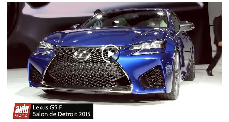  - Lexus GS F : un V8 atmosphérique de 473 ch !