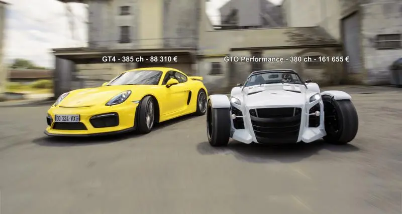  - Porsche Cayman GT4 vs Donkervoort D8 GTO : la course ou la vie