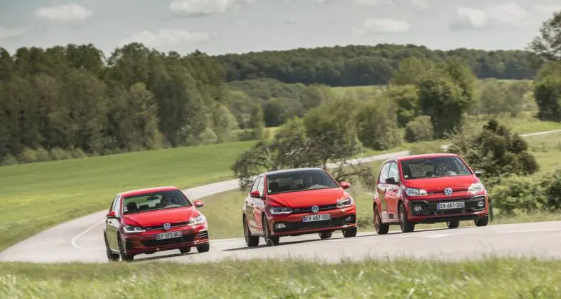  - VW up! vs Polo vs Golf - ESSAI : bienvenue chez les G'TI