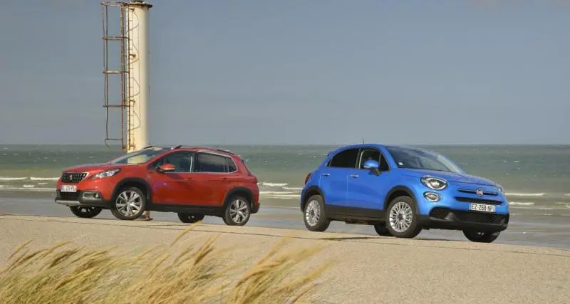  - Nouvelle Fiat 500X vs Peugeot 2008 - match, essai comparatif