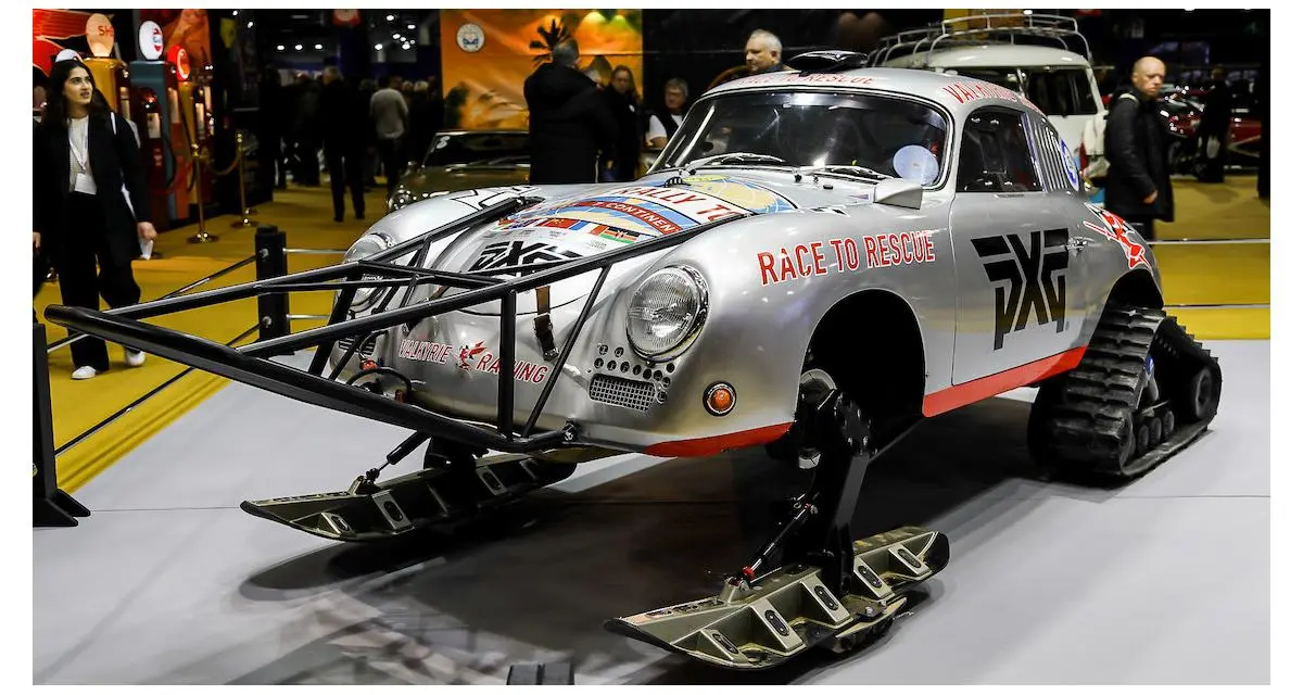 Rétromobile 2023 : la Porsche 356 de Valkyrie Racing exposée