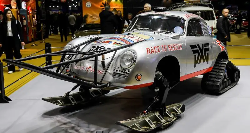  - Rétromobile 2023 : la Porsche 356 de Valkyrie Racing exposée