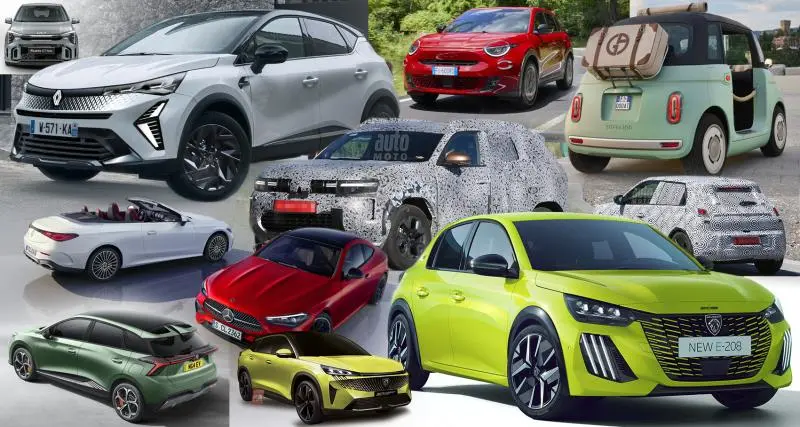  - Fiat 600e, Renault Captur et Peugeot 208 restylés... les nouveautés et scoops de la semaine