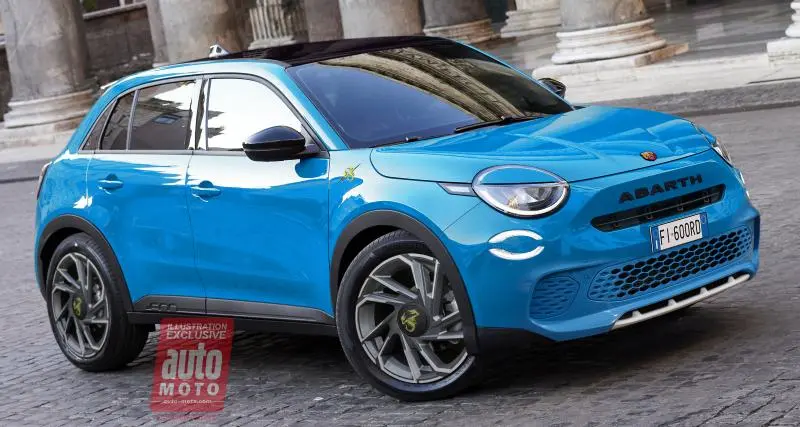  - Future Abarth 600e : l'inattendue citadine 4x4 de 240 ch 