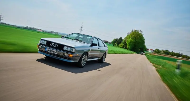  - Audi quattro, l'originale : au creux d'un arbre