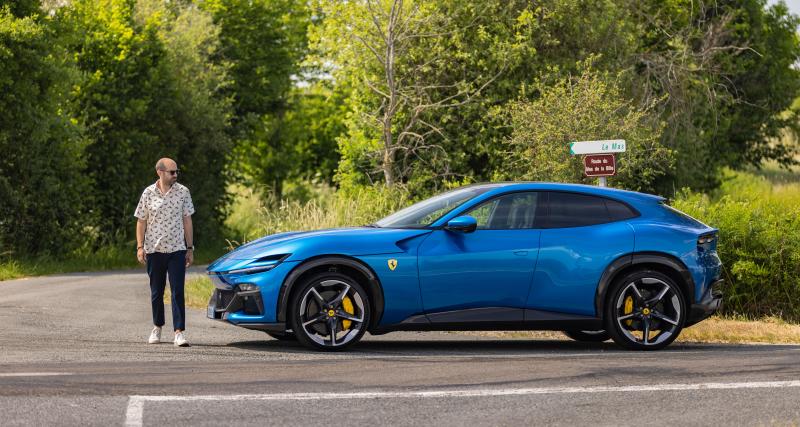 Essai Ferrari Purosangue : 1 000 km au volant du SUV sportif - Clermont-Ferrand jusqu’au Mans