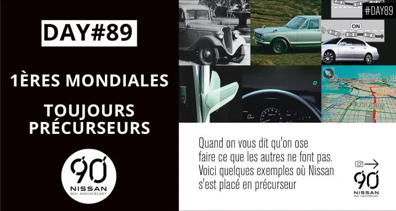 Nissan 90 ans - Premières mondiales : Nissan, toujours précurseur