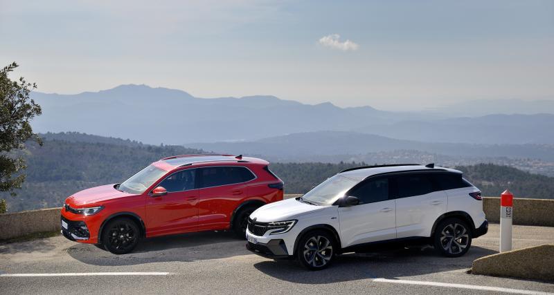 Renault Austral vs Volkswagen Tiguan : rencontre sous tension - Renault Austral vs Volkswagen Tiguan