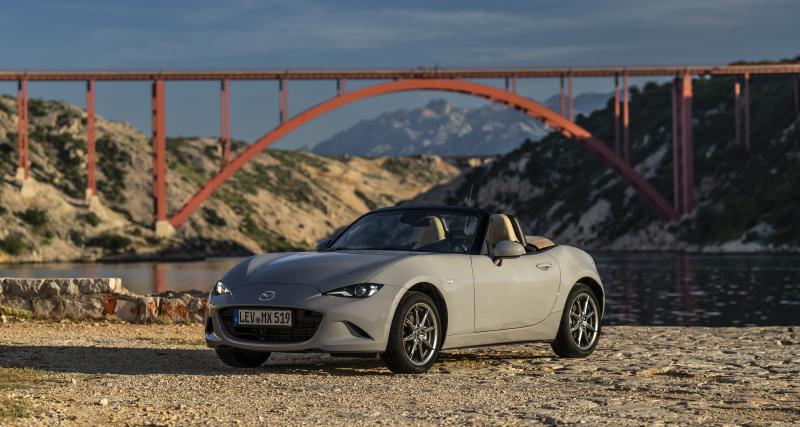 Essai Mazda MX-5 : 35 ans de plaisir automobile - La fiche technique de notre modèle d'essai