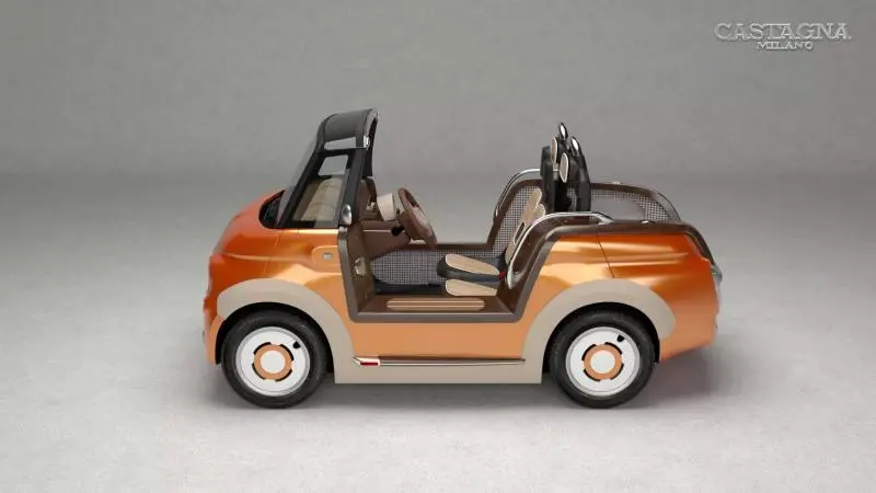 La Fiat Topolino transformée en véritable voiture de plage par le carrossier Castagna Milano - Fiat Topolino by Castagna