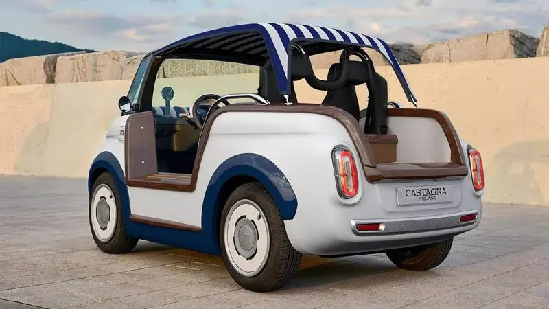 La Fiat Topolino transformée en véritable voiture de plage par le carrossier Castagna Milano - Fiat Topolino by Castagna