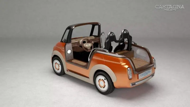 La Fiat Topolino transformée en véritable voiture de plage par le carrossier Castagna Milano - Fiat Topolino by Castagna