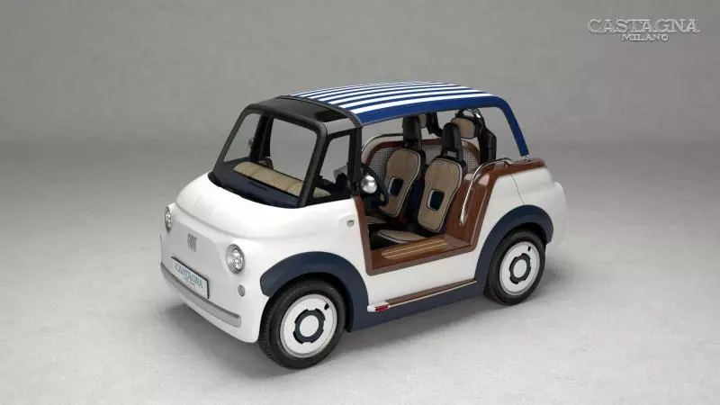 La Fiat Topolino transformée en véritable voiture de plage par le carrossier Castagna Milano - Fiat Topolino by Castagna