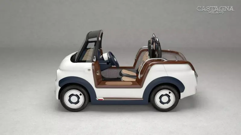 La Fiat Topolino transformée en véritable voiture de plage par le carrossier Castagna Milano - Fiat Topolino by Castagna