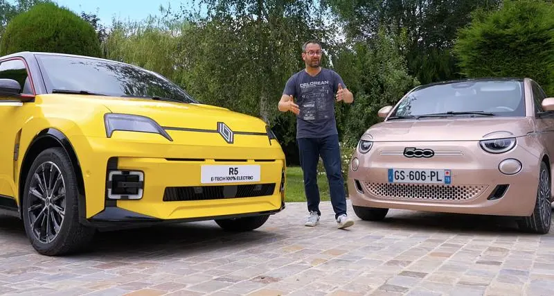  - Nouvelle Renault 5 électrique vs Fiat 500e : 1er duel en vidéo