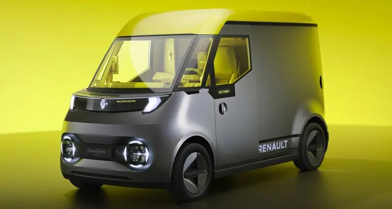  - Renault Estafette concept : la promesse d’un futur utilitaire alliant la compacité d’un Kangoo au volume intérieur d’un Trafic, d’ici deux ans