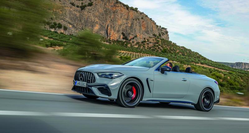 Essai Mercedes AMG CLE 53 4MATIC+ Cabriolet : notre avis à son volant ! - Fiche technique Mercedes AMG CLE 53 4Matic+