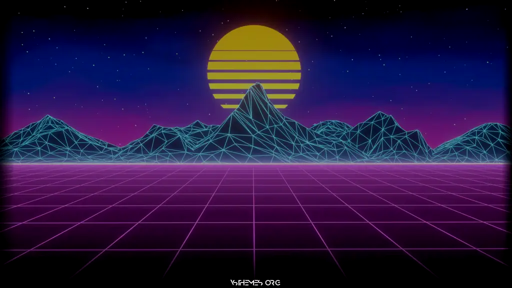 Video demonstration: Live wallpaper «Retrowave - The Grid»