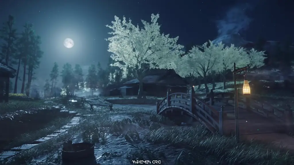 Video demonstration: Live wallpaper «Ghost of Tsushima Omi Village in 4K»