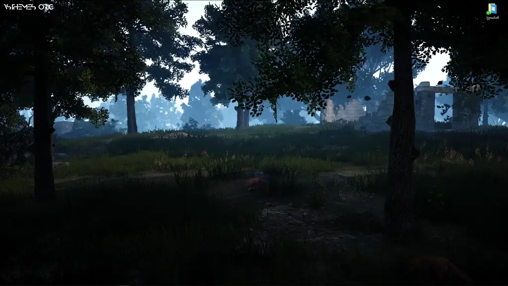 Video demonstration: Live wallpaper «The Fox among the trees - Black Desert Online»