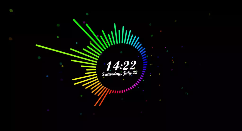 Live wallpaper Customizable Module Visualizer