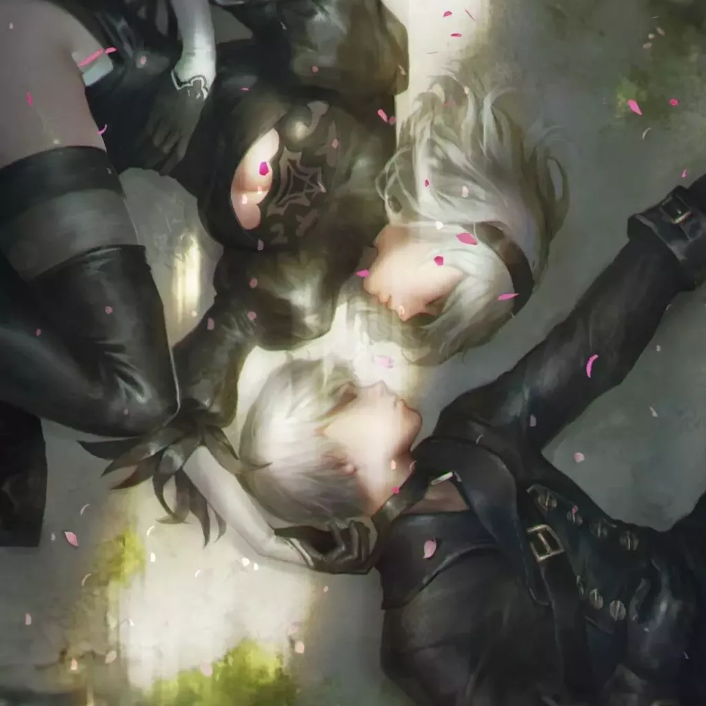 Live wallpaper 2b and 9s from nier automata