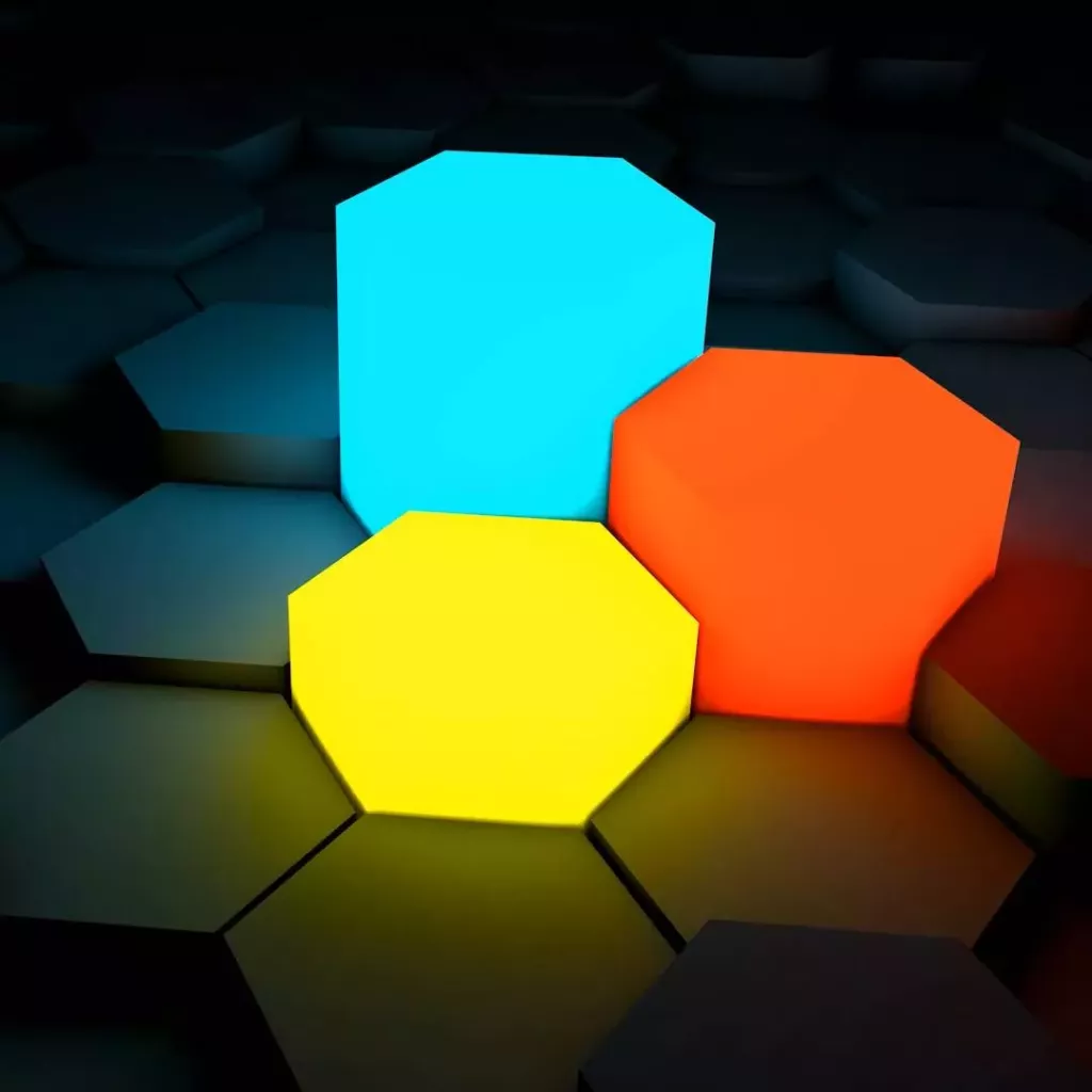 Live wallpaper Movement of hexagons