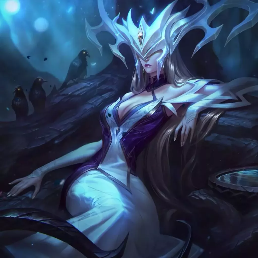 Live wallpaper Lissandra and the crows-League of Legends