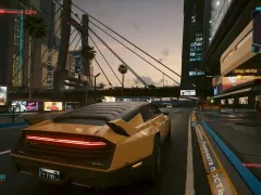 Ride through the streets of Cyberpunk 2077