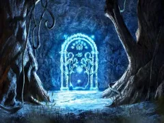 Lord Of The Rings - Elven Door To Moria