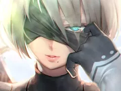 Two Bi removes the blindfold - NIER:AUTOMATA