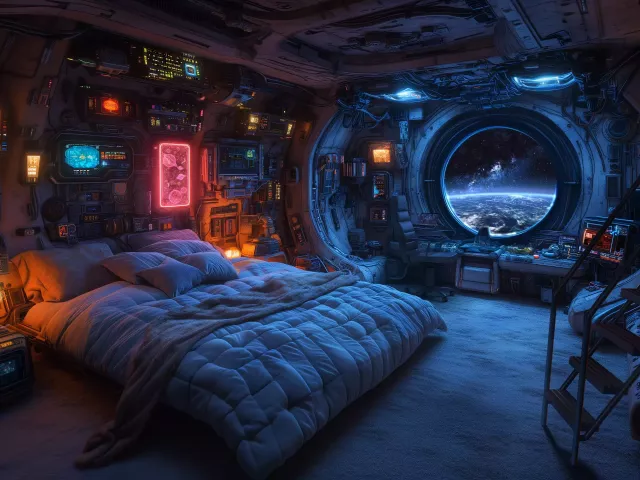 Live wallpaper «Space Room [4K]»