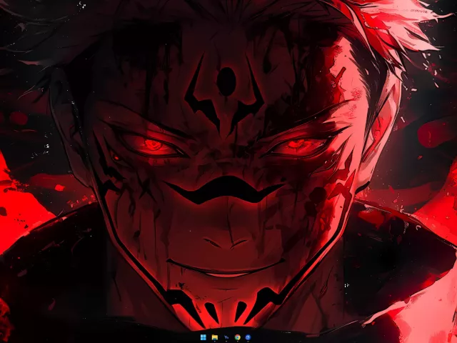 Live wallpaper «Evil Ryomen Sukuna - Jujutsu Kaisen»