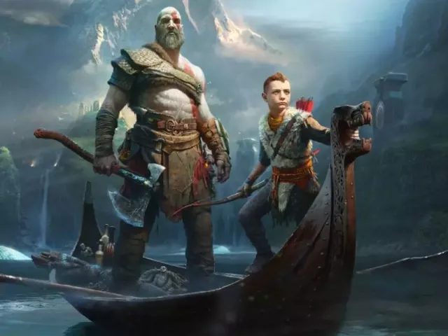 Live wallpaper «Kratos and Atreus - God of War»