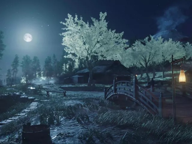 Live wallpaper «Ghost of Tsushima Omi Village in 4K»