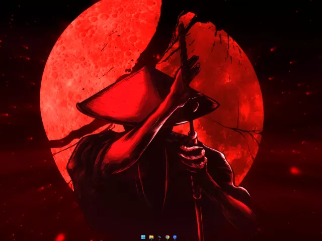 Live wallpaper «Crimson Moon»